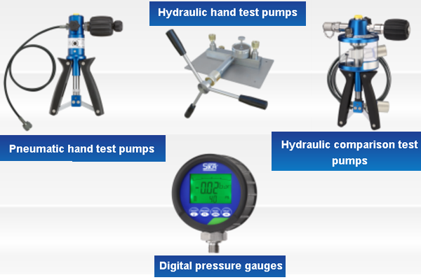 images Test Pumps and Digital Gauges